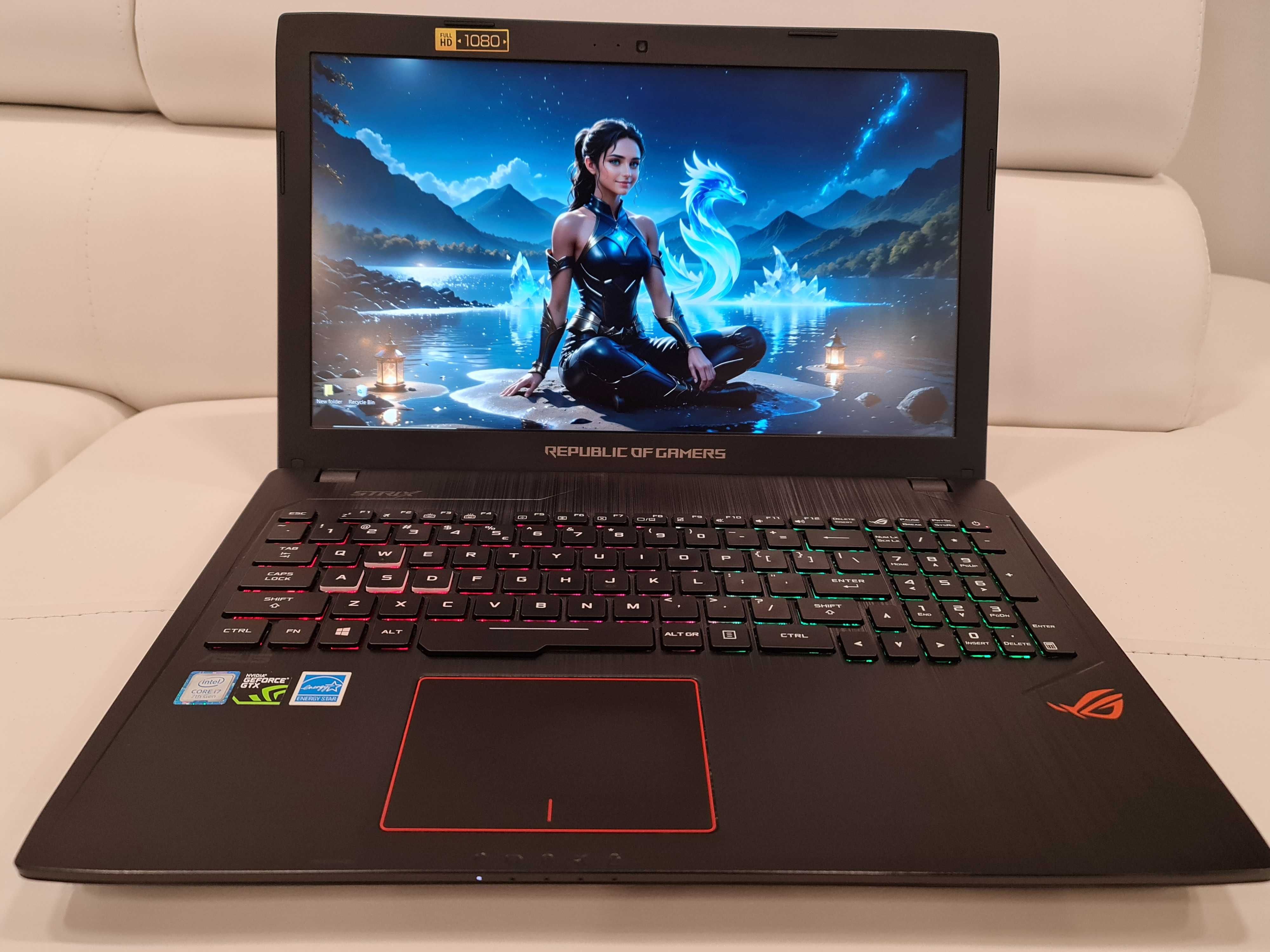 Laptop Asus Republic of Gamers nou, intel core- i7, ram 16 gb