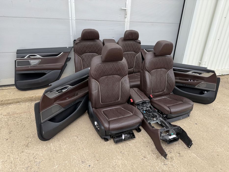 Interior complet full electric Bmw 7 Series G11 G12 bancheta reglabila