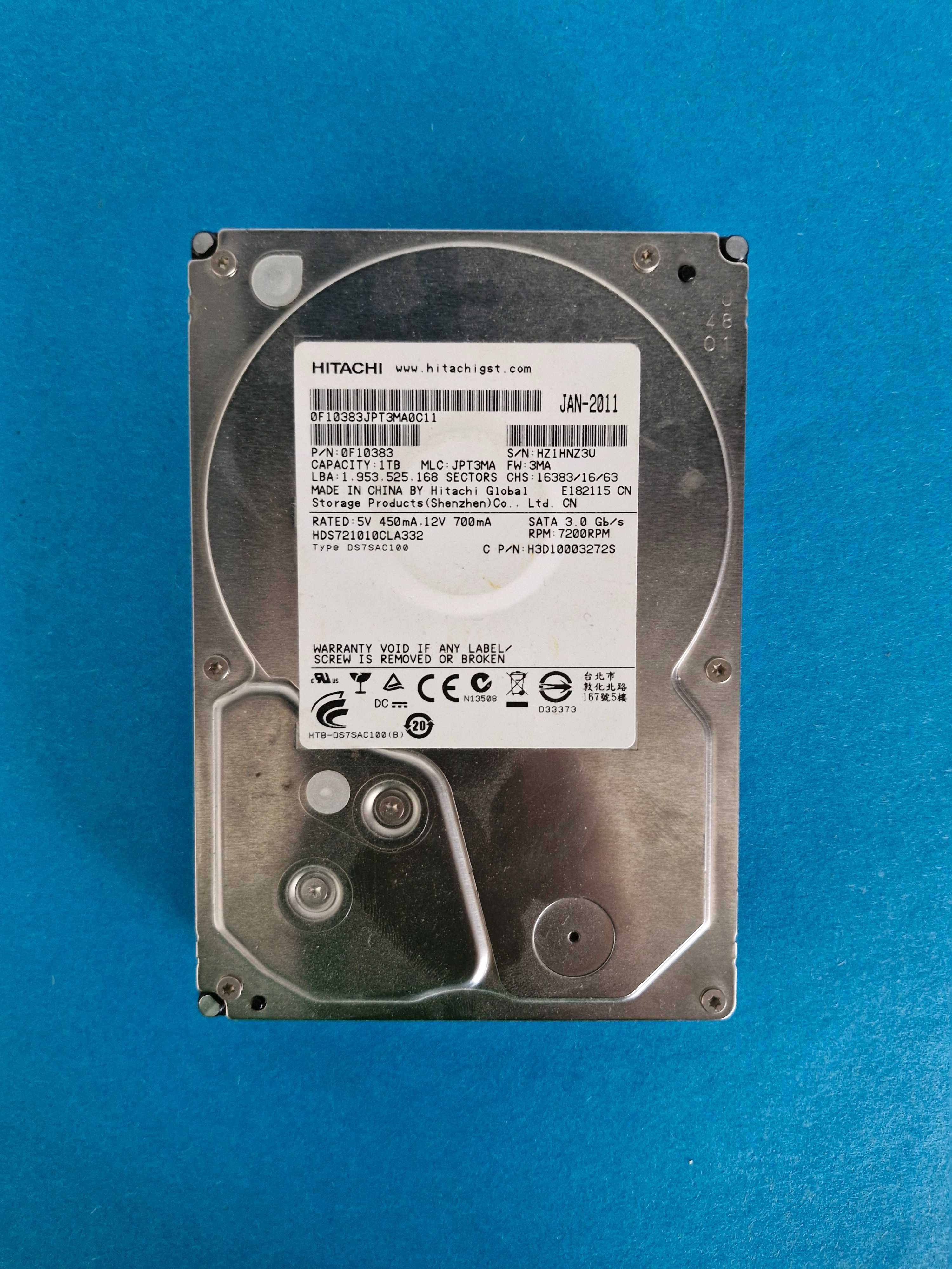 Твърд диск hitachi 1tb
