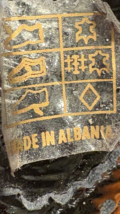 Ghete piele naturala lac negre Rizzoli Italia 36