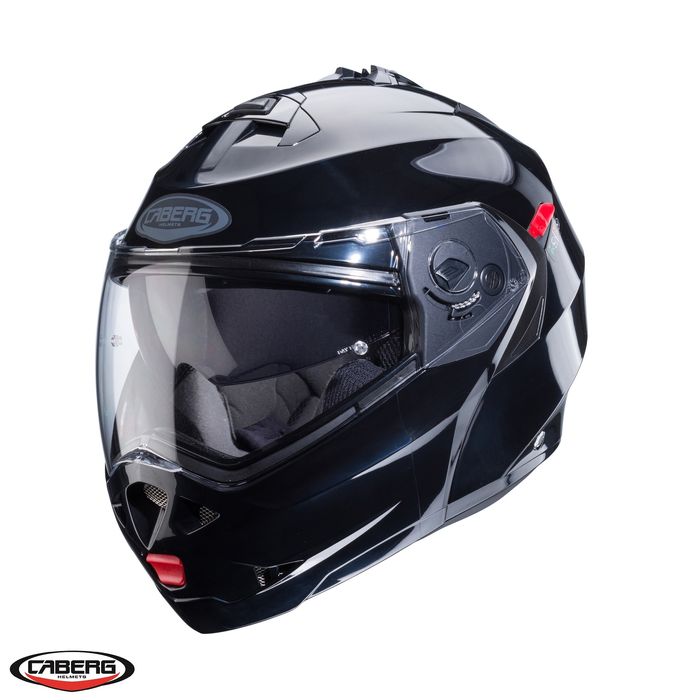 Casca flip-up Caberg Duke X SV smart Black, pinlock ready S, M, L, XL