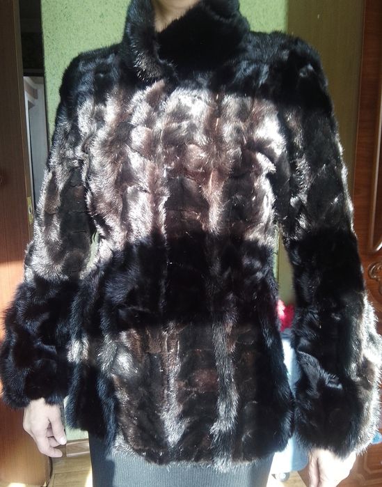 Норковая шуба, короткая