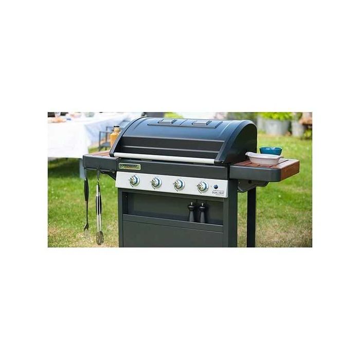 Grătar pe gaz Campingaz Seria 4 Classic Dual Heat WLD + husă protecție