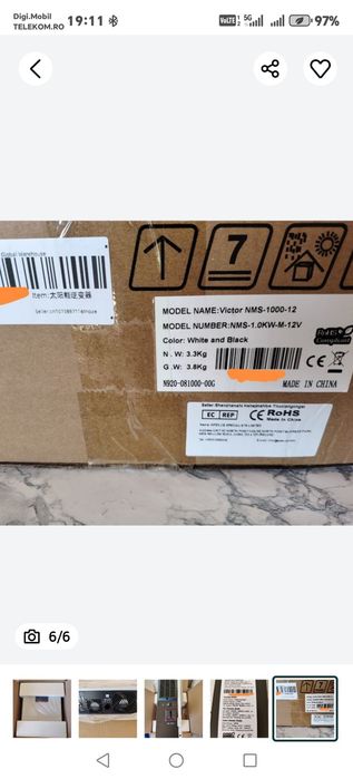 Invertor solar offgrid 12V/1KW