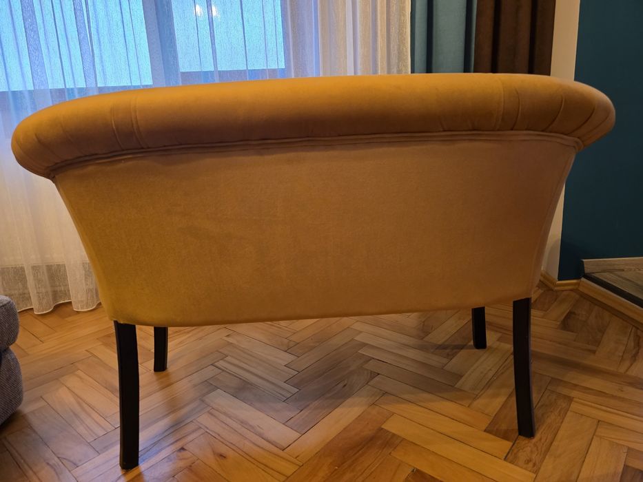 Banca/canapea 2 locuri mustar