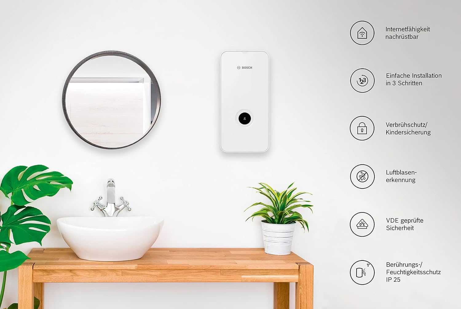 Проточен бойлер Bosch Thermotechnik Comfort Plus, 15/18/21 kW