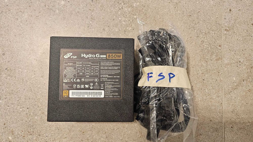 Захранване за компютър FSP Hydro G 850W в гаранция