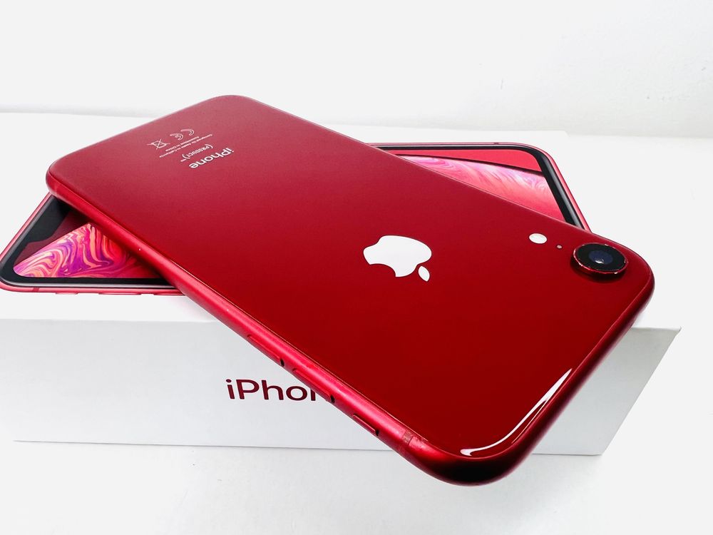 Apple iPhone XR 128GB Red 100% Батерия! Гаранция!