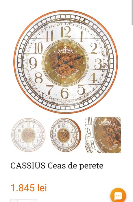 Ceas de perete Mobexpert nou