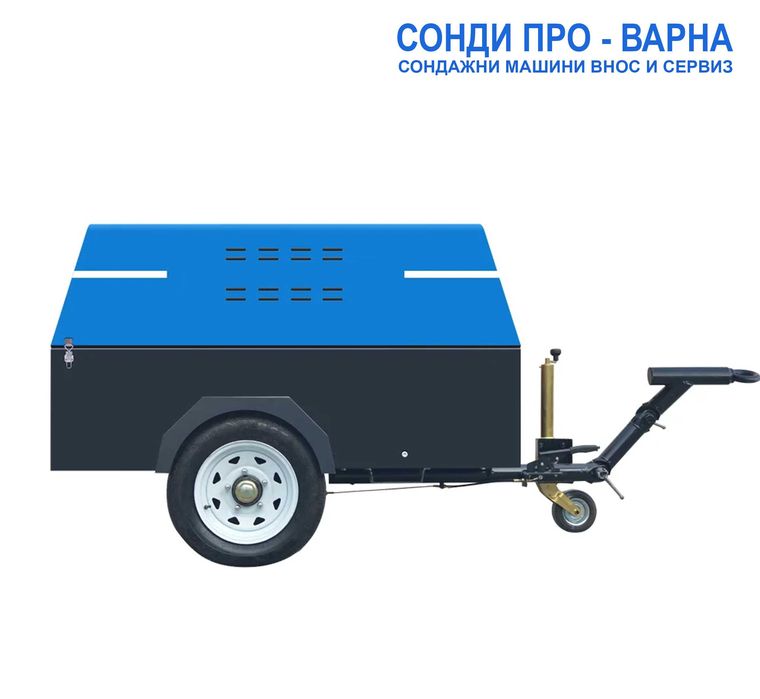 Нов Мобилен винтов компресор 30HP/3.5CN2 дизелов двигател 30 к.с. 7bar