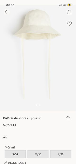 Palarie de soare H&M mar. S