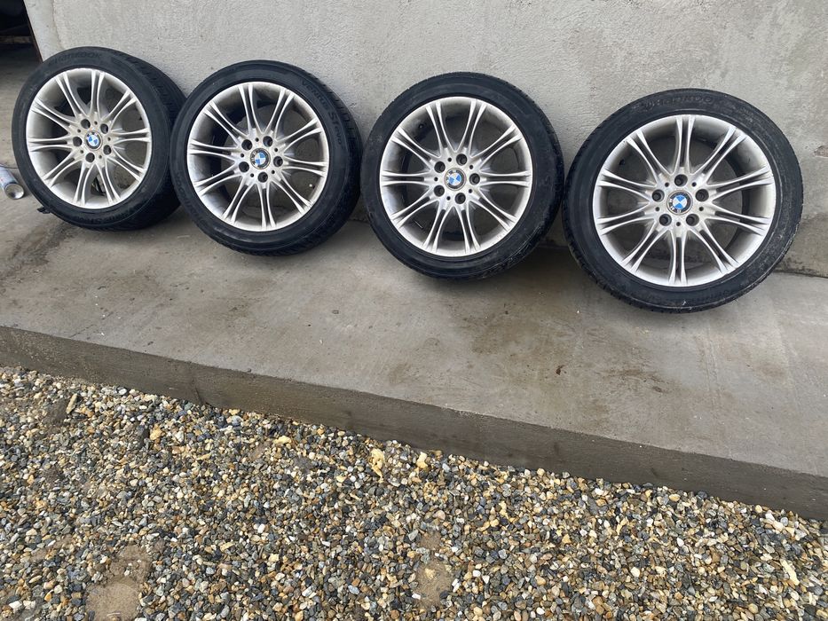 Jante bmw stare buna + cauciucuri vara dot 2024.
