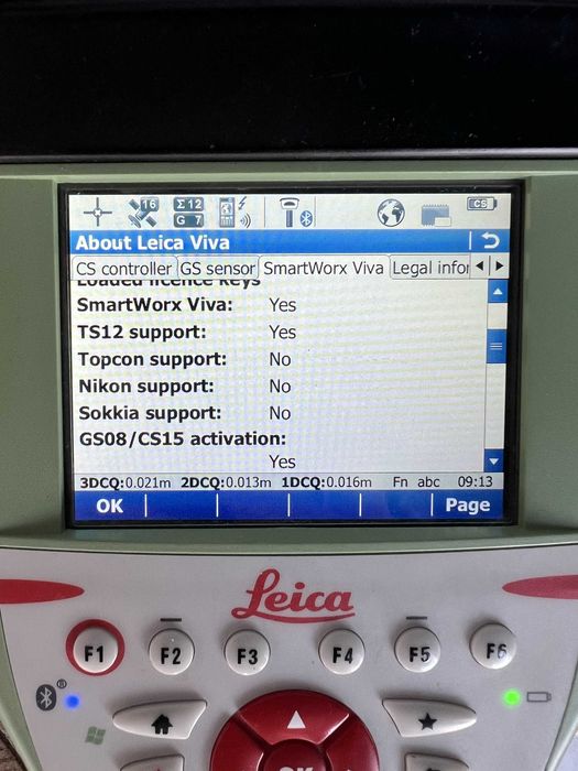 GPS Leica complet controller Leica CS15 cu antena Leica GS08plus