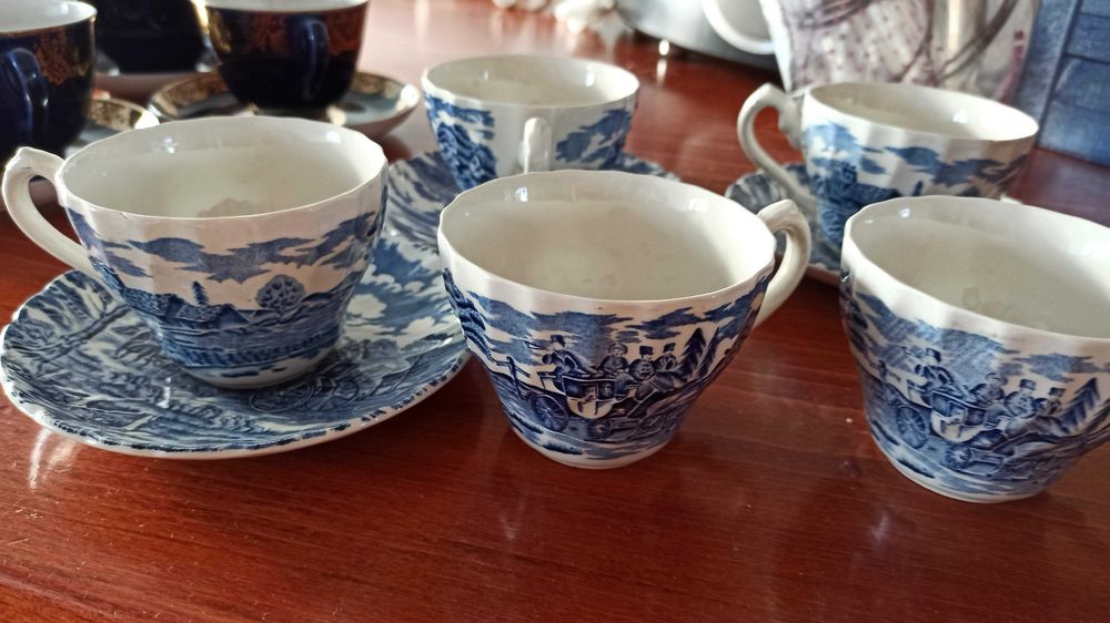 керамичен сервиз за чай Royal Mail Fine Staffordshire Myott