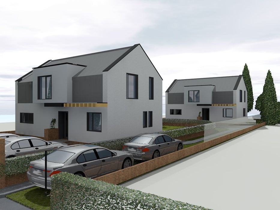 Propietar vând teren intravilan 1000 m2 in Cristian cu autorizație de