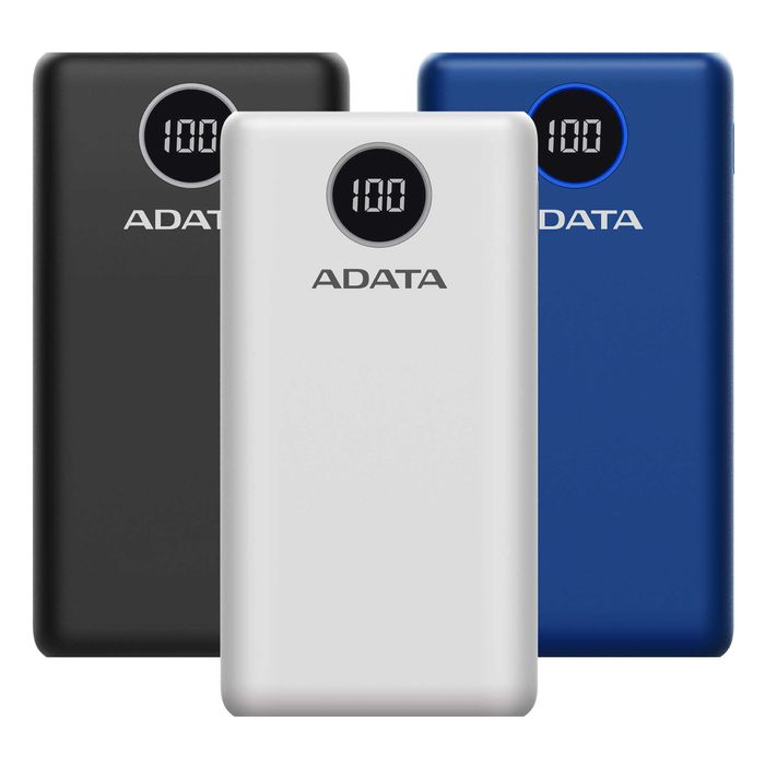 Външна батерия ADATA 20000mAh USB-C microUSB QC/PD 3.0
