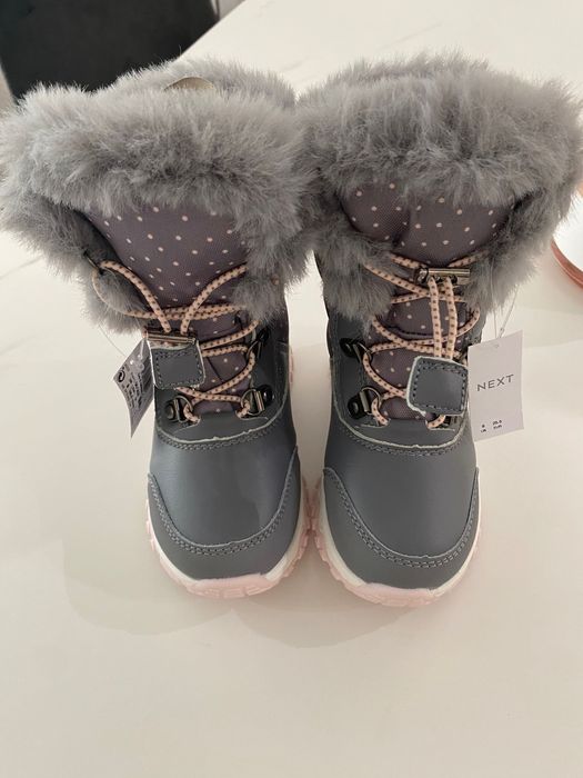 НОВИ Детски зимни ботуши за сняг NEXT за момиче