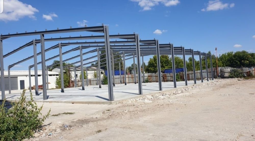 Vând hală metalică 20 x10 x 4 lucrăm și distribuim în toată țara