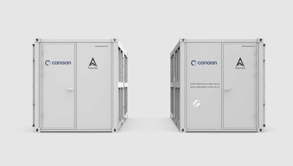 Avalon Air-cooling Mining Box-20ft-CE - Container setat minat BTC/ETH