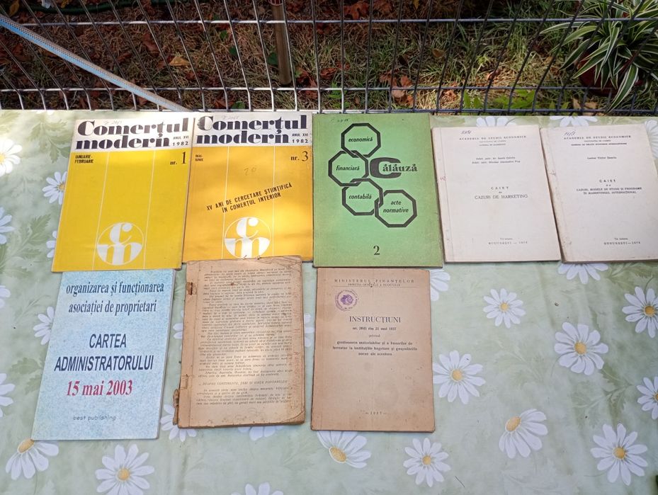 Reviste si carti contabilitate din perioada 80
