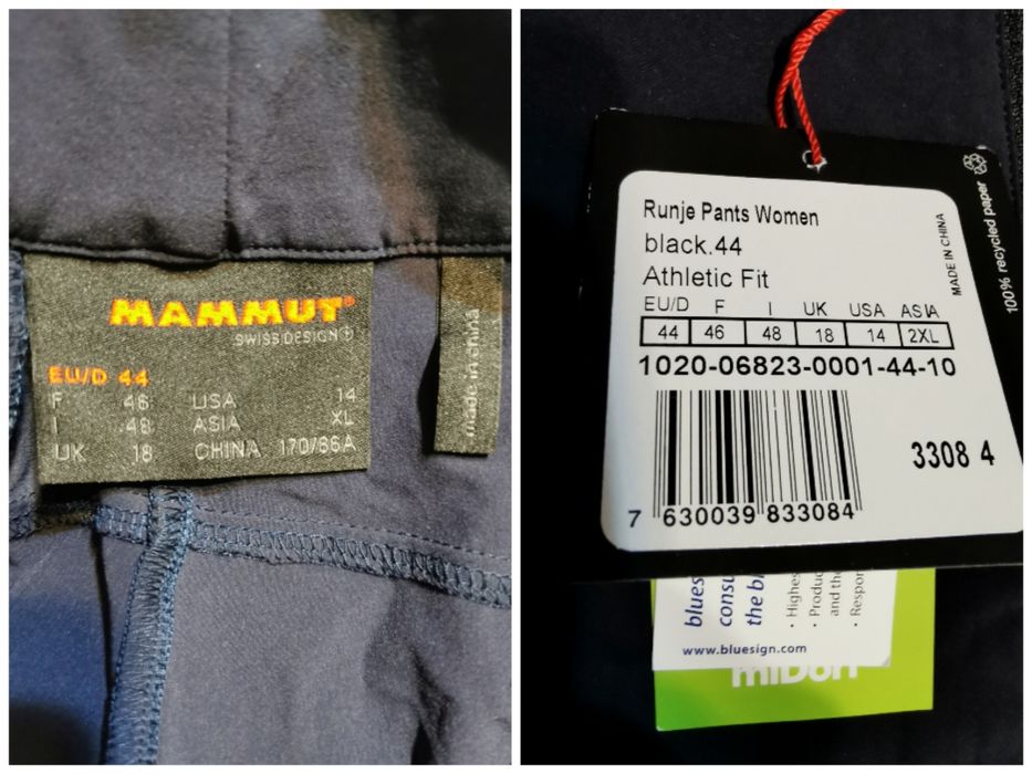 Pantaloni softshell Mammut Runje noi XL damă