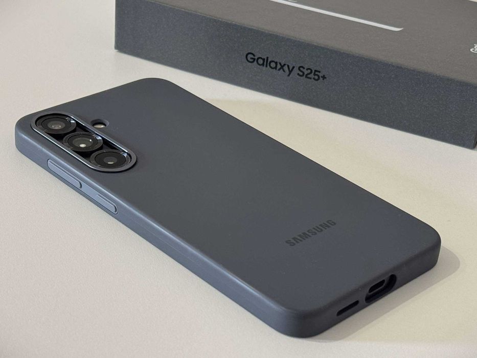 Бартер! НОВ! 24м.Гаранция! Galaxy S25 Plus BlueBlack (Тъмносин)