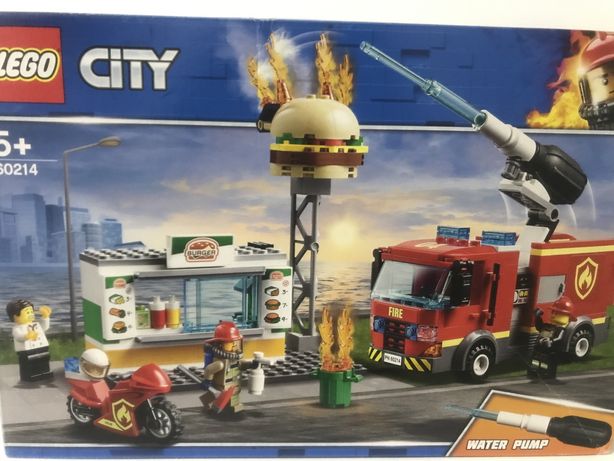 Лего пожарный набор