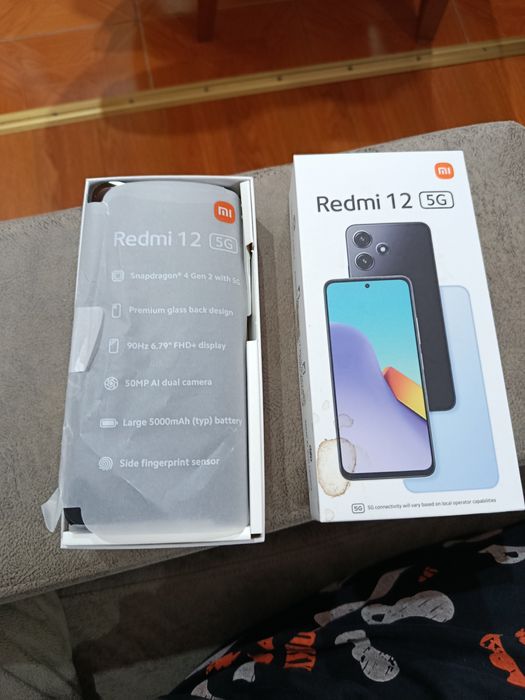 Telefon Mobil Xiaomi Redmi 12 5G Midnight Black 4+4GB RAM 128 ROM