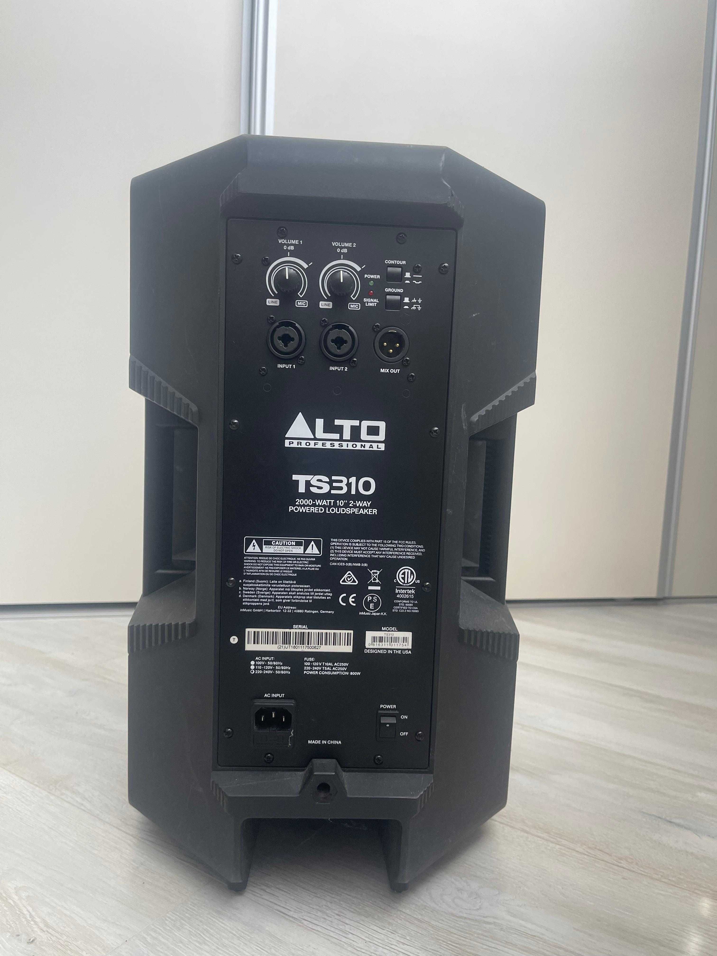 Boxă activă Alto TS310 – 2000W – 10” – sunet puternic, stare bună
