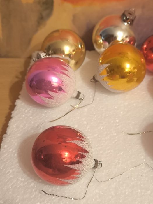 Lot globulețe vechi din sticla