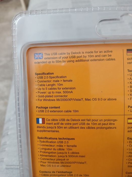 Cabluri USB 10 M / 1,8 M / serial