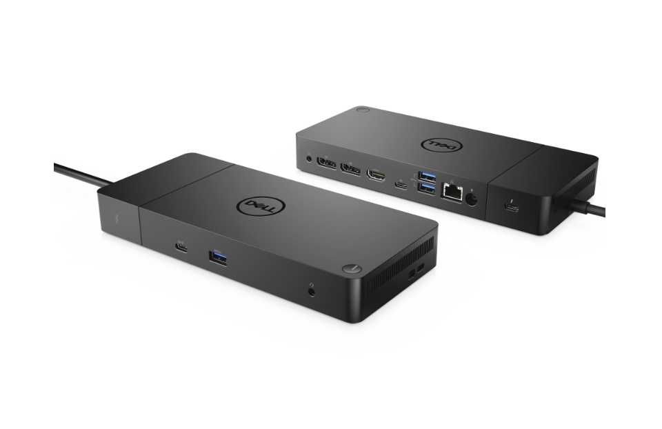 Dell-WD19TB, Statie Dock Thunderbolt 3 negru, 40Gbps, 180W, negru