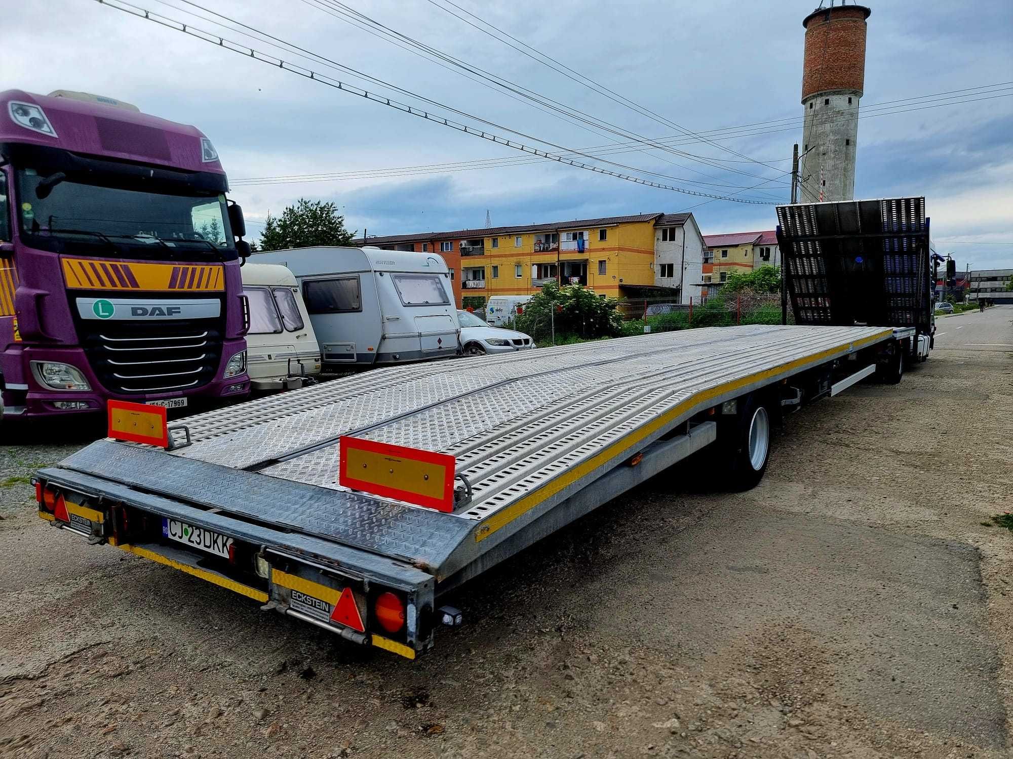MAN TGL 8.250 2017  Transportor Platforma TRAILER ECKSTEIN VDI 2700