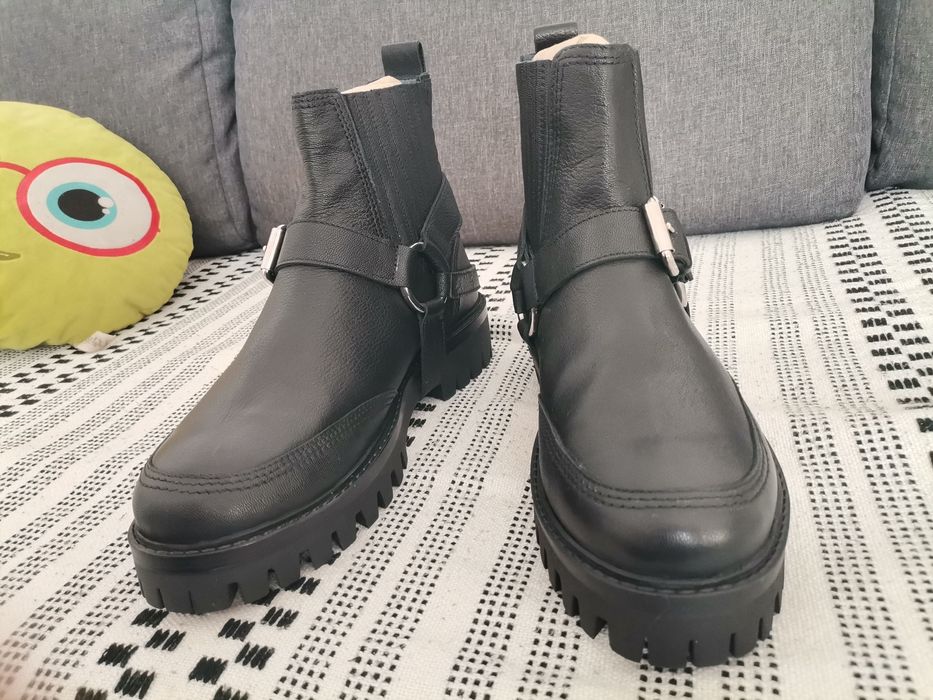 Ghete Chelsea ASRA din piele naturala
