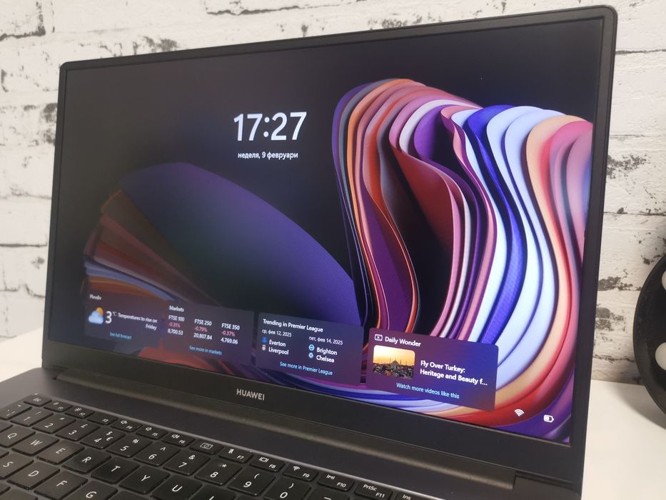 Лаптоп HUAWEI Matebook D15, 15.6" Intel i3, 512GB NVMe, 8GB RAM