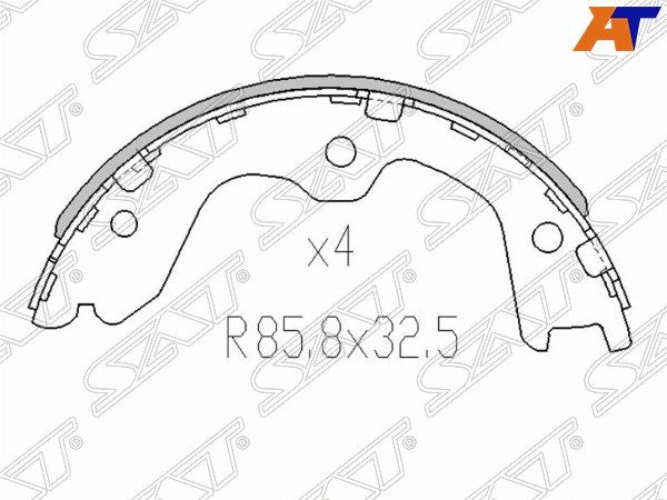 Колодки тормозные Nissan Teana