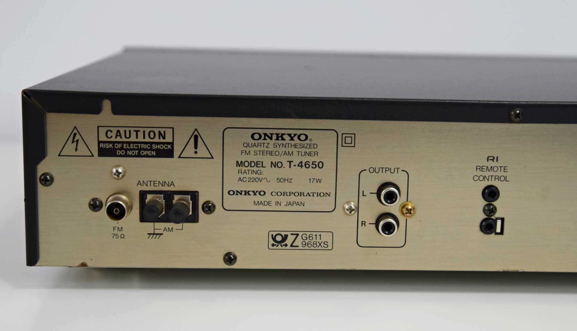 Tuner Onkyo Integra T-4650, radio