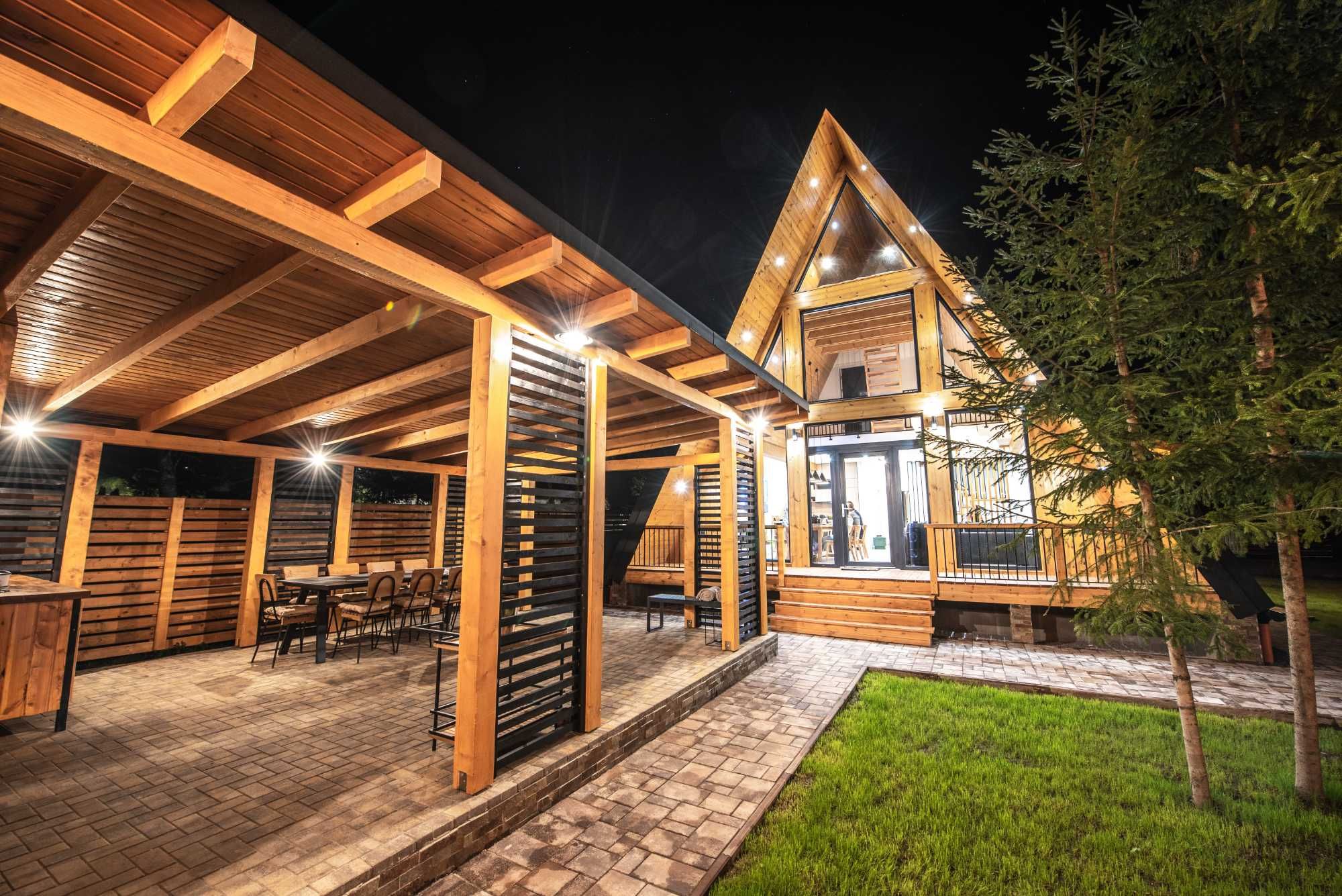 Cabana A frame cu ciubar Timber Loft Toplita