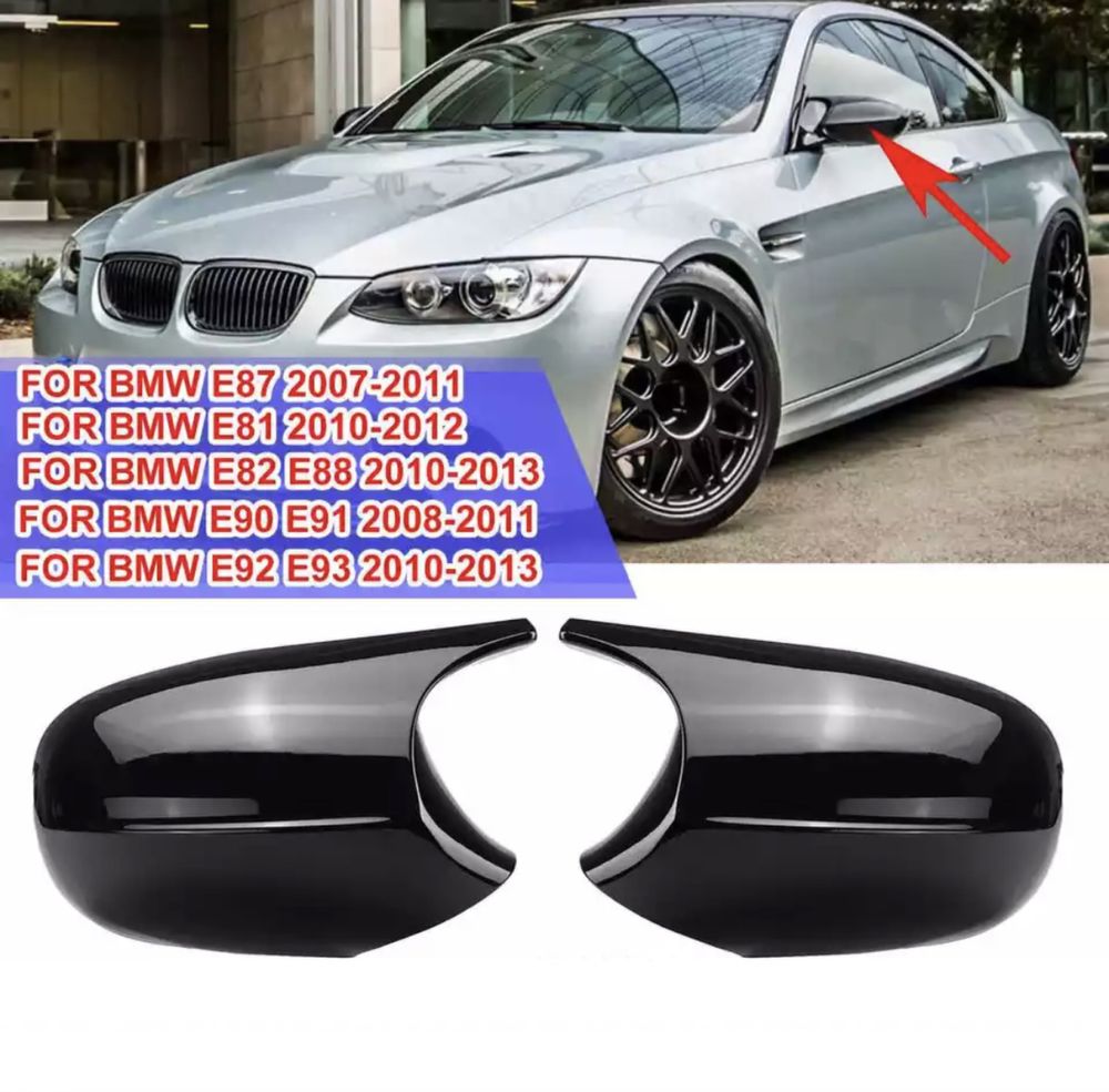 Capace oglinzi M codita Facelift Piano black Bmw seria 1 3 E90 E91 E81