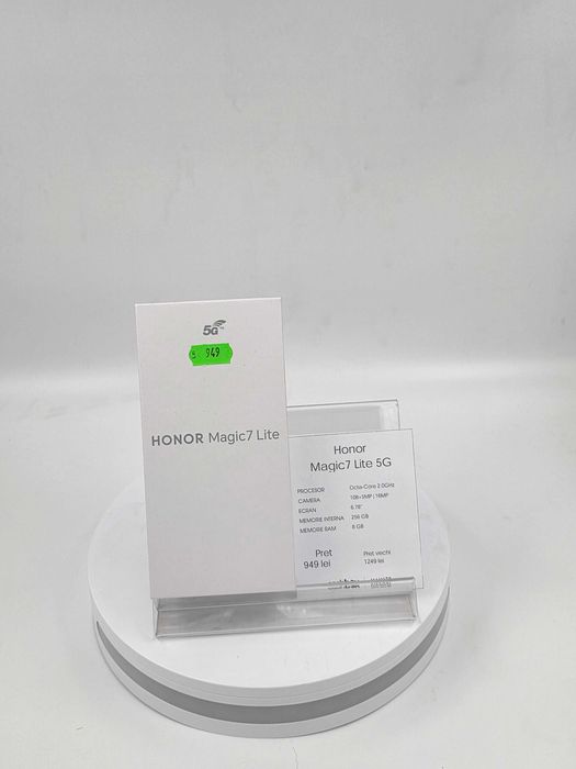 Garantie 24 luni Honor Magic7 Lite 5G 256GB Sigilat CashBox