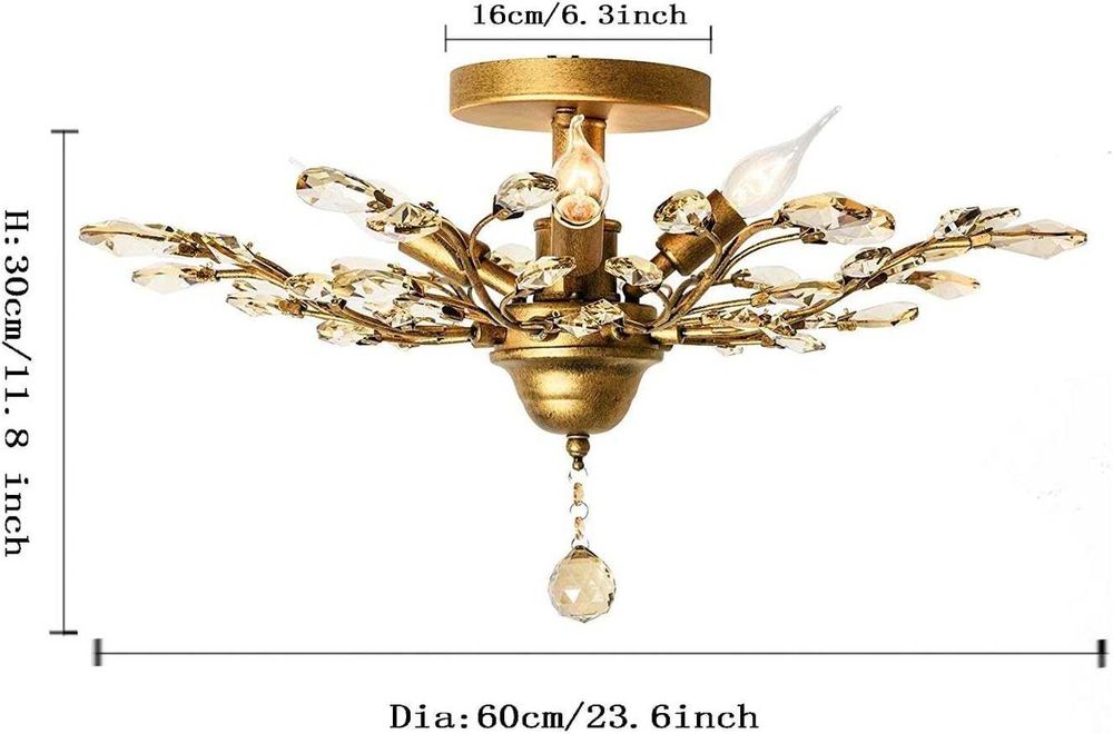Candelabru modern, Ganeed,  lustra cristale, K9