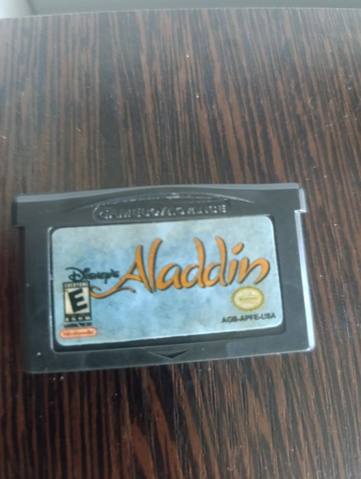Оригинальная игра aladin на game boy
