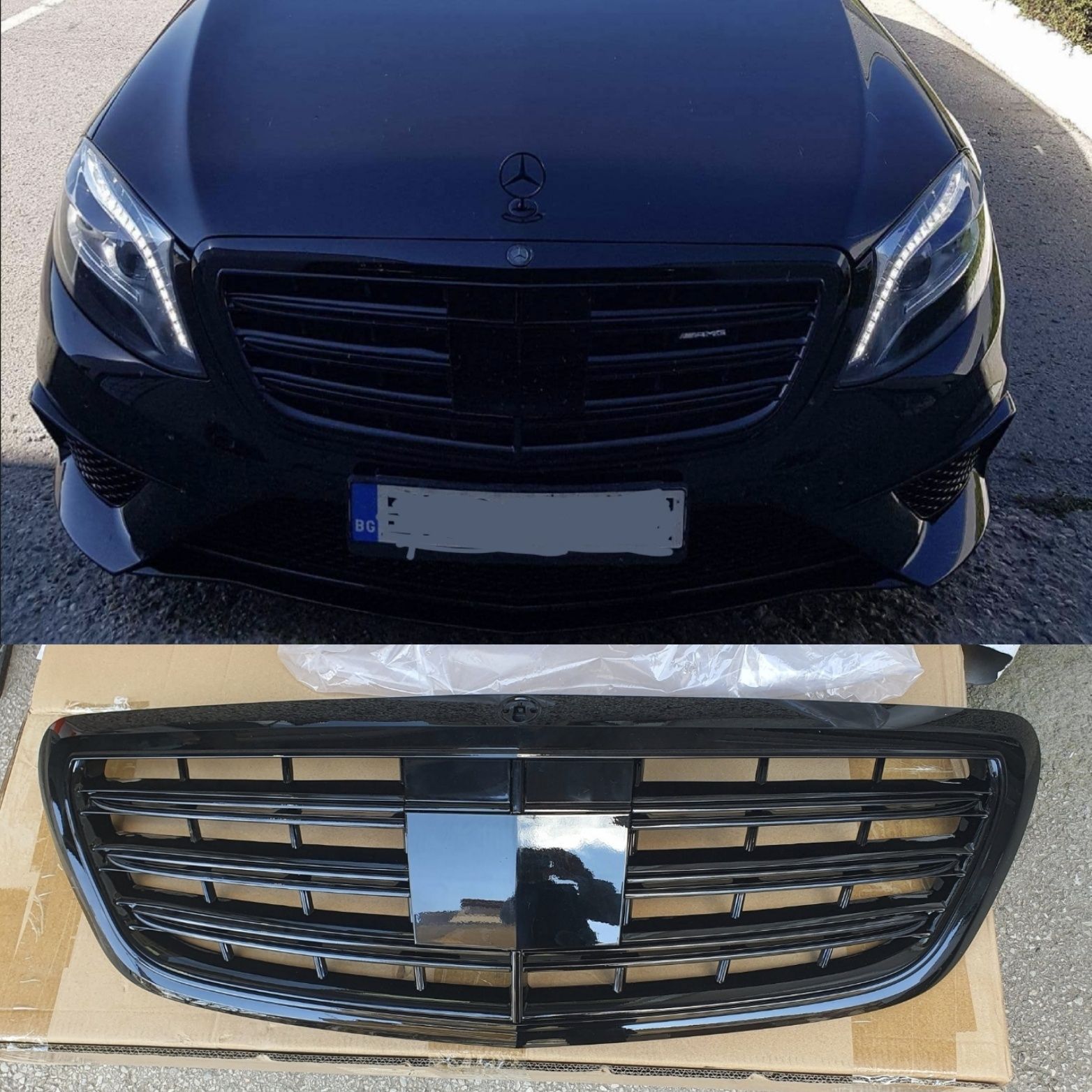 W222 решетка grill радиаторна решетка Mercedes S class AMG S63AMG face