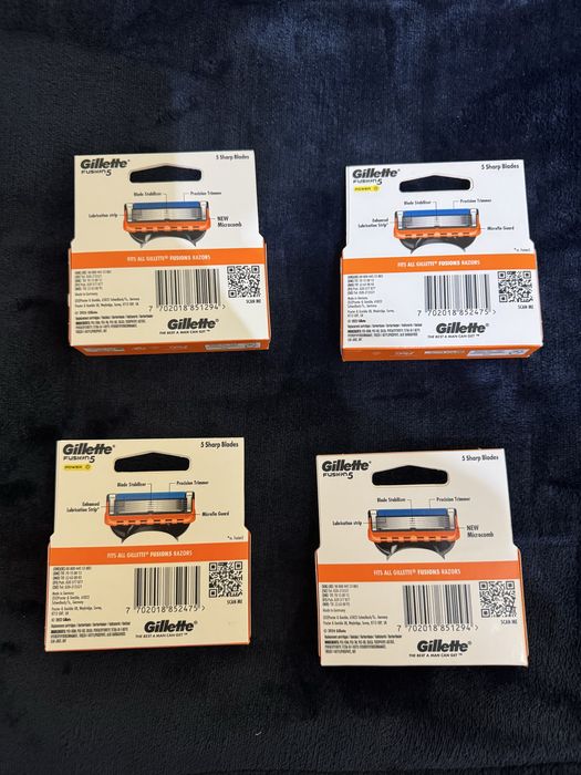 4 Set Rezerve lame Gillette Fusion 5 noi sigilate 16 lame
