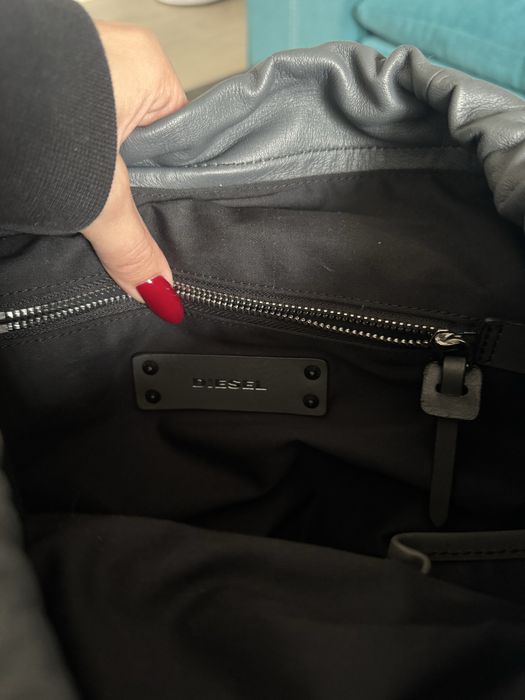 Раница Diesel от естествена телешка кожа