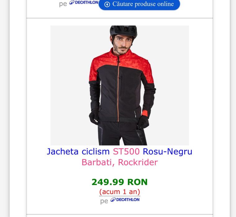 Geaca  L -MTB iarna,costum,pantaloni ST500 bicicleta barbati haina
