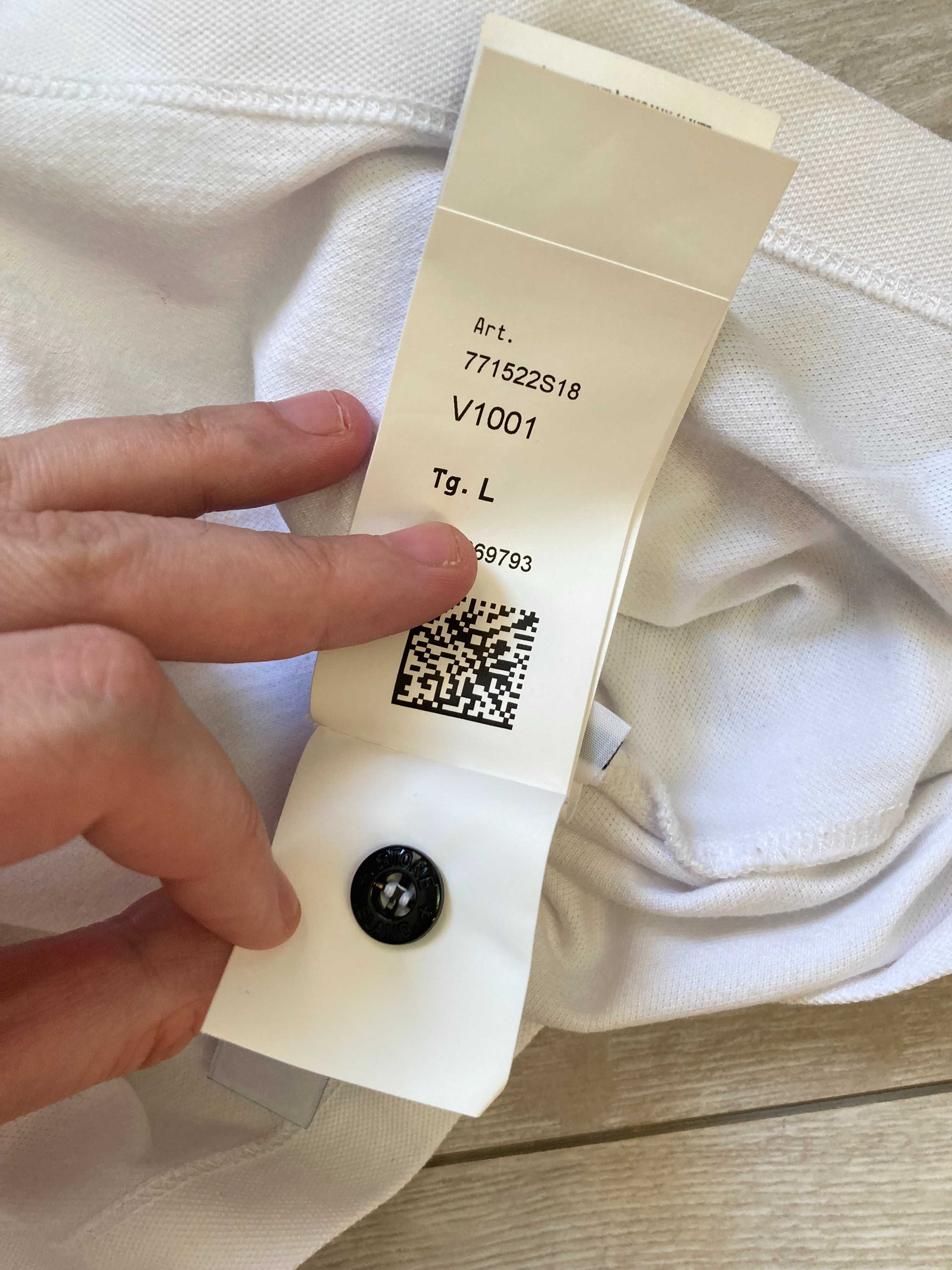 ОРИГИНАЛНА Stone Island polo t shirt поло тениска размер L Slim Fit