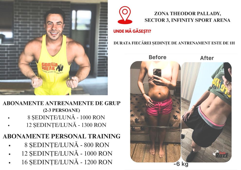 Antrenor personal (sector 3, zona Pallady)