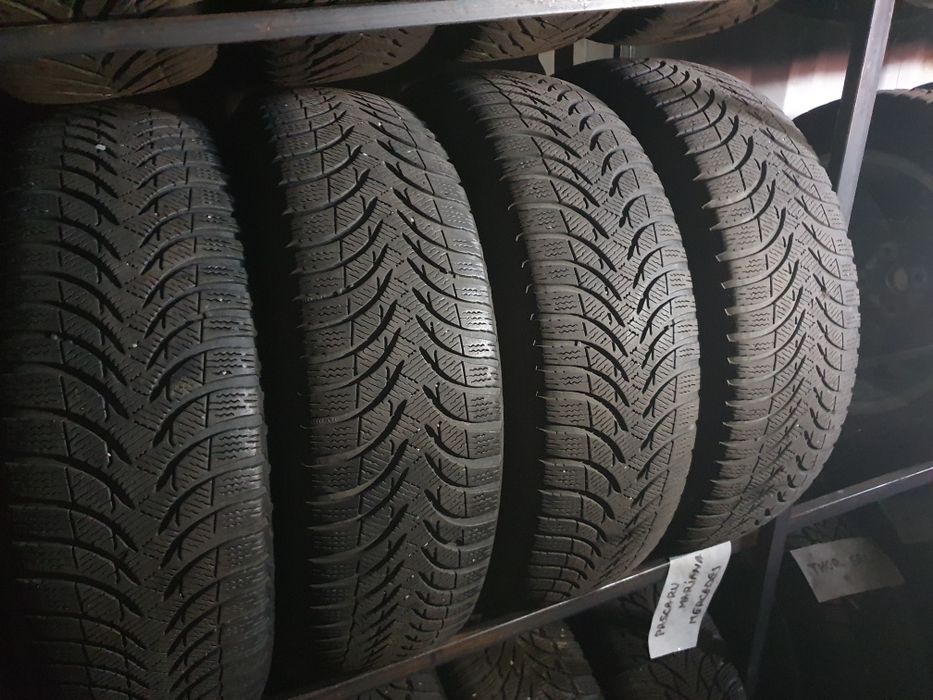 Jante 17, 5x112 Mercedes GLA + anvelope iarna Michelin 215 60 17