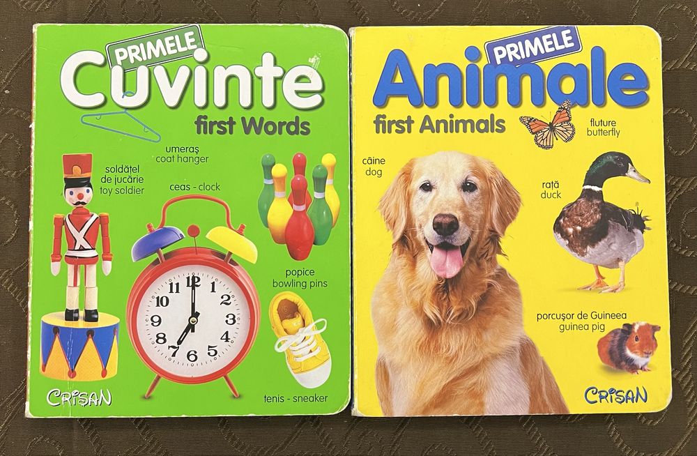 2 carticele pentru bebelusi -bilingve- editura Crisan